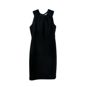 ZOEY Dress Black Sheath Knee Length Sleeveless Size 4 Classic Cocktail Career
